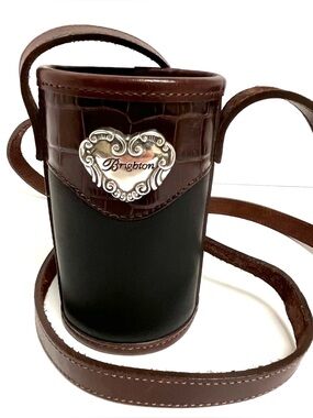 Vintage Brighton Leather Crossbody Pouch